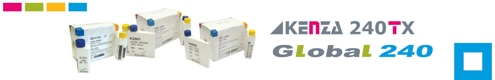 KENZA 240 TX and GLOBAL 240 dedicated range